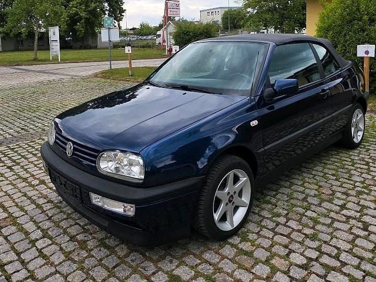 Blau Gebraucht 1997 VW Golf Cabriolet Cabrio | 2.600 € (Guter Preis) - Bild 1/4