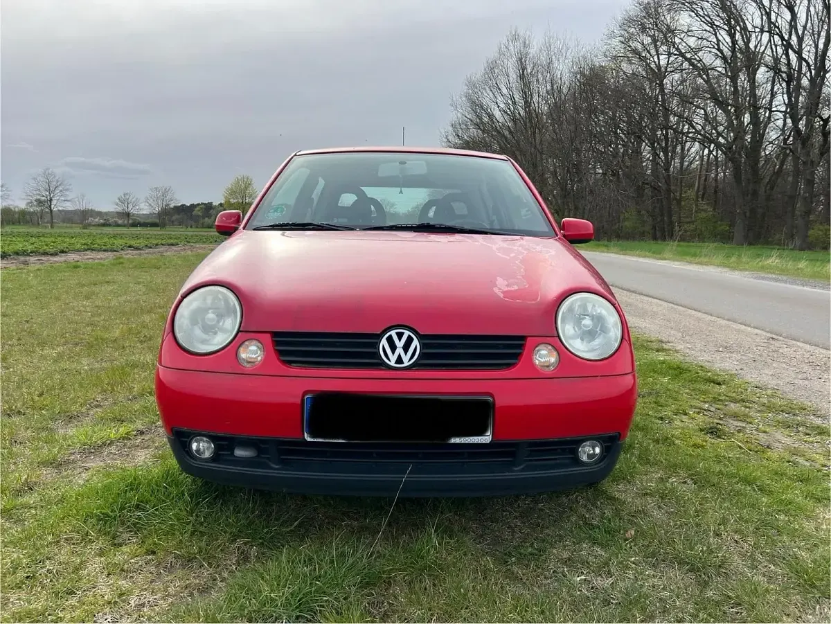 Gebraucht VW Lupo 50 PS (36 kW) 2002 Rot Kleinwagen