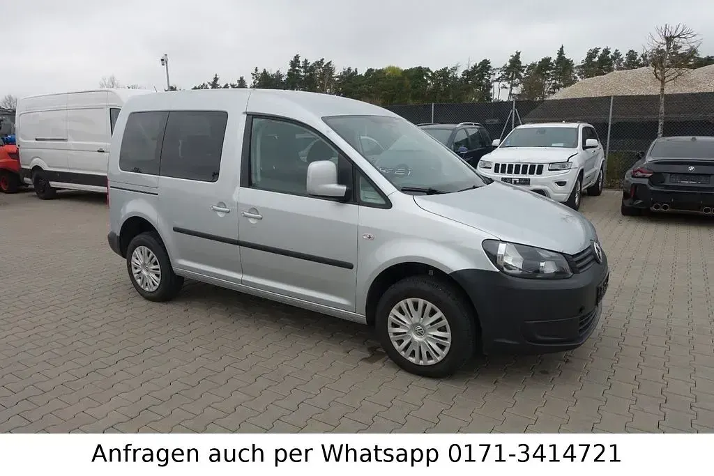 Second-hand VW Caddy Team 110 CP (80 kW) 2015 Argintiu Monovolum