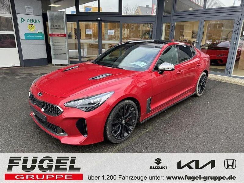 (h4r) high chroma red Gebraucht 2019 Kia Stinger GT-Line Kleinwagen | 25.995 € - Bild 1/4