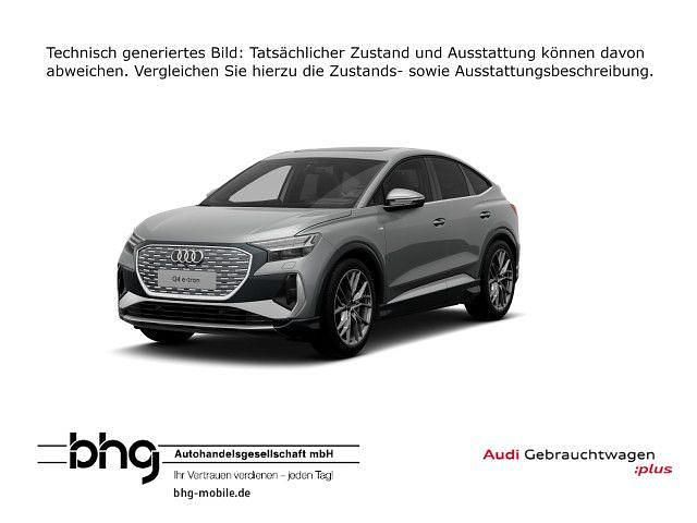 Taifungrau metallic Gebraucht 2021 Audi Q4 Sportback e-tron Sport SUV | 40.430 € (Etwas zu teuer) - Bild 1/4