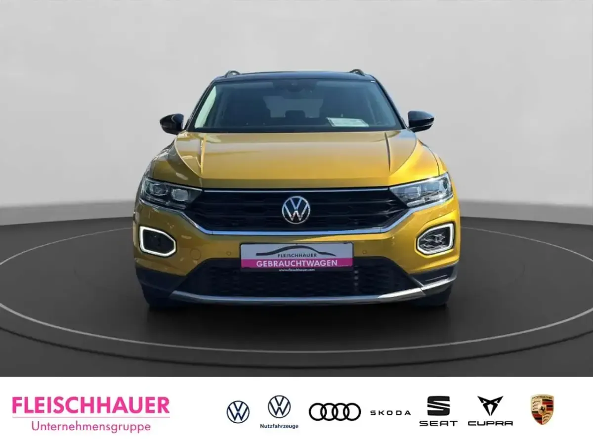 Gebraucht VW T-Roc Active 150 PS (110 kW) 2021 Gelb SUV