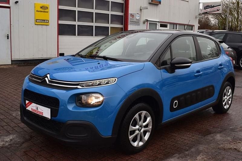 Gebraucht Citroën C3 Feel 82 PS (60 kW) 2020 Blau Kleinwagen