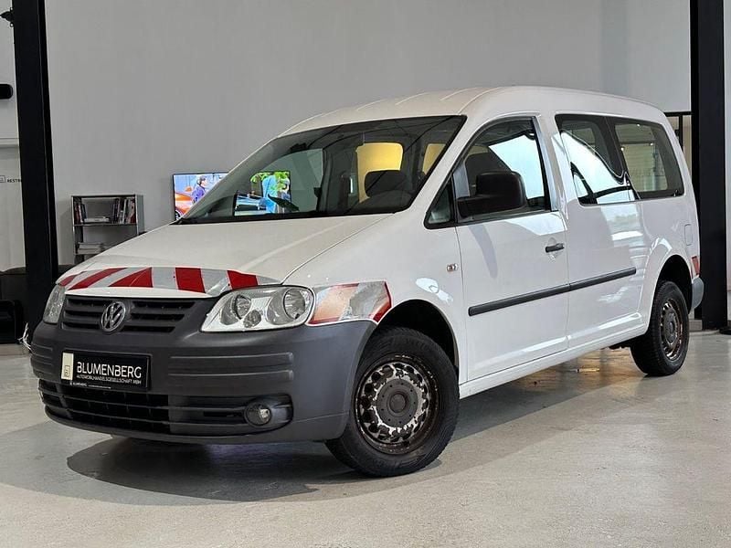 Weiß Gebraucht 2009 VW Caddy Maxi Van / Kleinbus | 4.980 € (Superpreis) - Bild 1/4