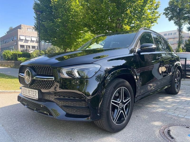 Schwarz Gebraucht 2020 Mercedes GLE450 AMG AMG SUV | 55.990 € - Bild 1/4