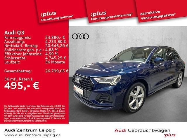 Gebraucht Audi Q3 Advanced 150 PS (110 kW) 2019 Kosmosblau metallic SUV