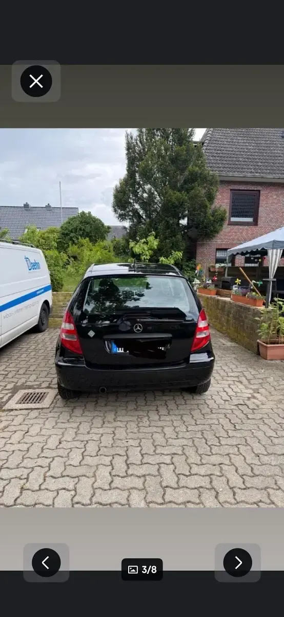 Gebraucht Mercedes A150 97 PS (71 kW) 2007 Schwarz Kleinwagen