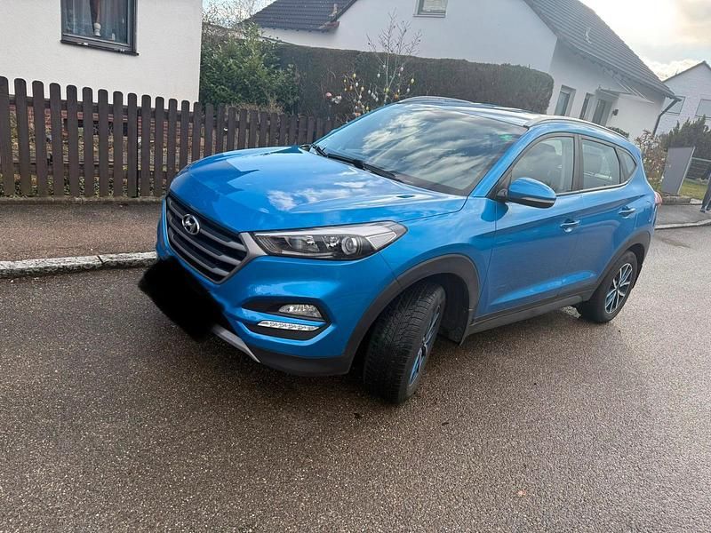 Gebraucht Hyundai Tucson 130 PS (95 kW) 2018 Blau SUV