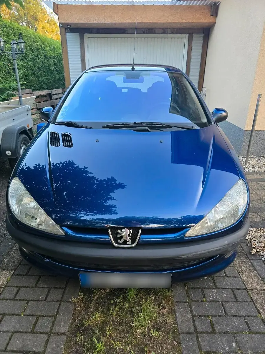 Gebraucht Peugeot 206 75 PS (55 kW) 2002 Blau Kleinwagen
