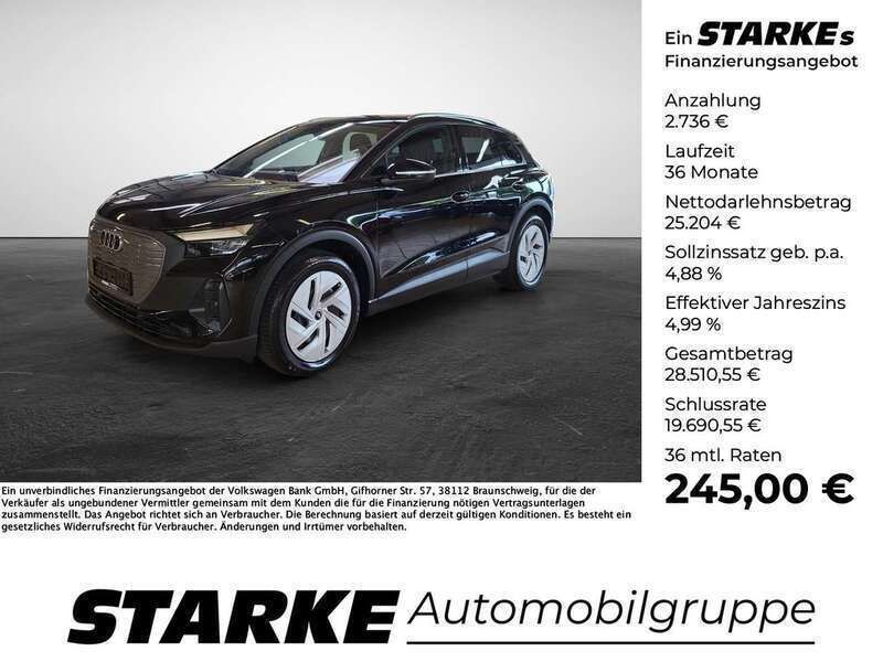 Mythosschwarz metallic Gebraucht 2023 Audi e-tron Basis SUV | 27.940 € (Superpreis) - Bild 1/4