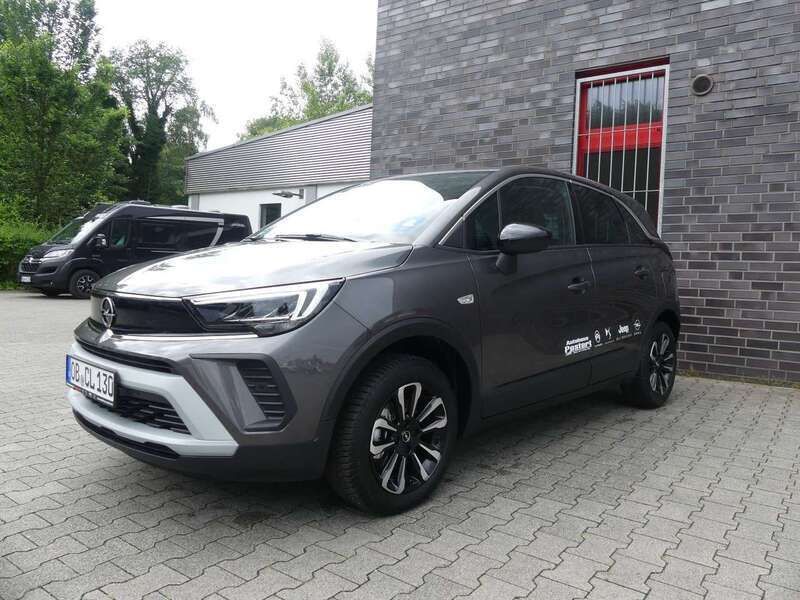 Vulkan grau Gebraucht 2024 Opel Crossland X Elegance SUV | 22.480 € (Etwas zu teuer) - Bild 1/4