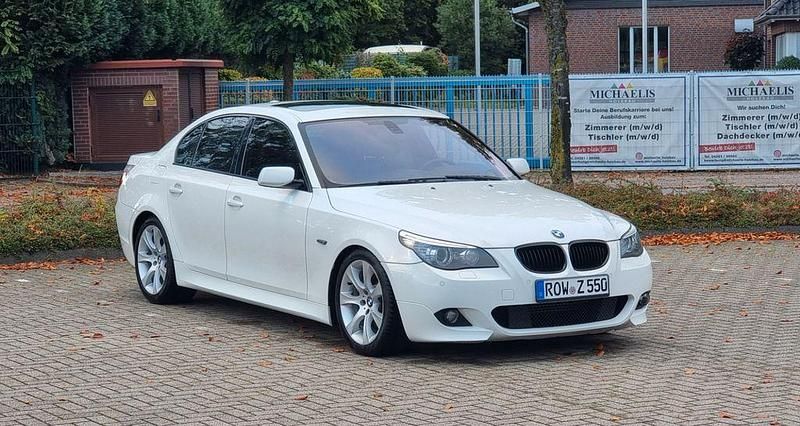 Weiß Gebraucht 2008 BMW 550 M Sport Limousine | 26.500 € - Bild 1/4