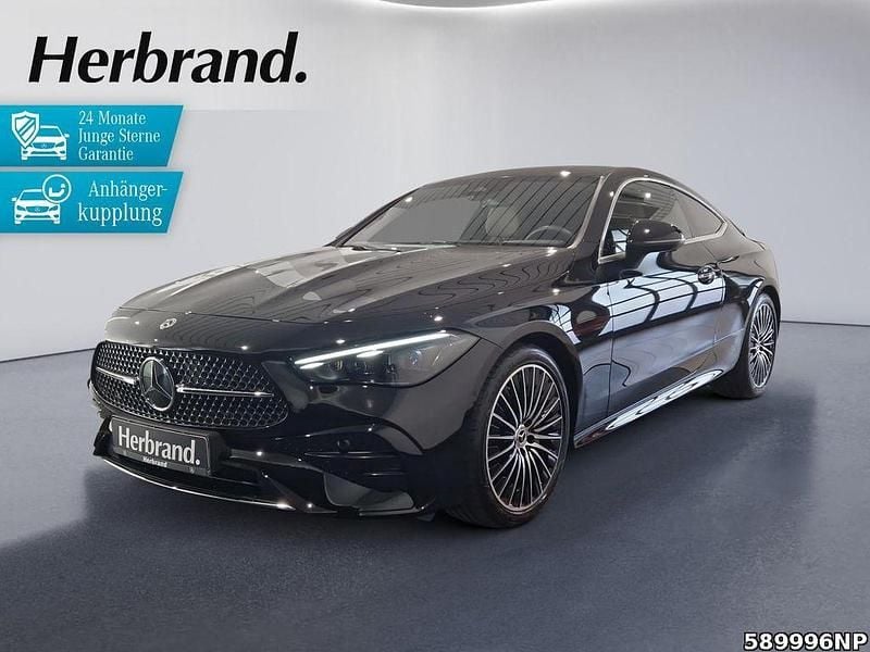 Metalliclack obsidianschwarz Gebraucht 2024 Mercedes CLE300 AMG Coupé | 56.440 € (Guter Preis) - Bild 1/4