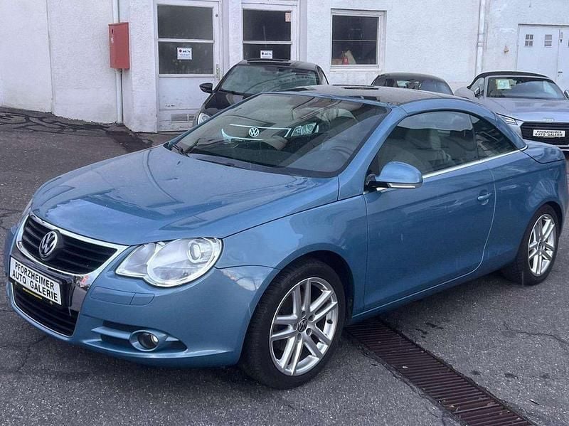 Gebraucht VW Eos 150 PS (110 kW) 2007 Eismeerblau metallic (metallic) Cabrio