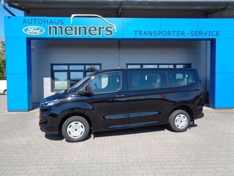 Obsidianschwarz metallic Neu 2025 Ford Transit Custom Kombi | 41.472 € (Guter Preis) - Bild 1/4
