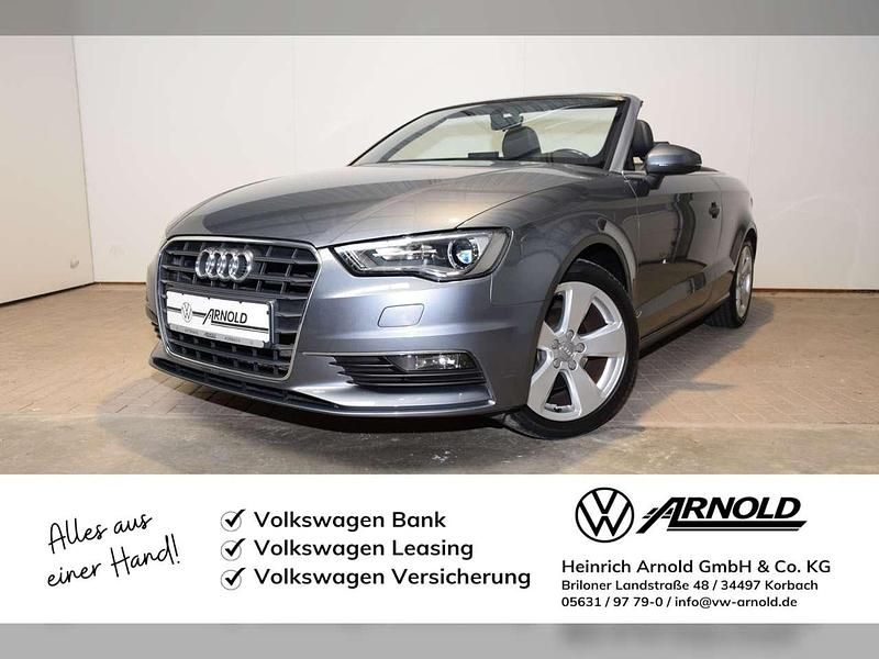 Monsungrau metallic Gebraucht 2016 Audi A3 Cabriolet Ambition Cabrio | 17.590 € (Fairer Preis) - Bild 1/4