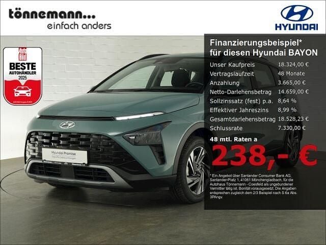 Mangrove green Gebraucht 2024 Hyundai Bayon Trend SUV | 18.324 € (Guter Preis) - Bild 1/4