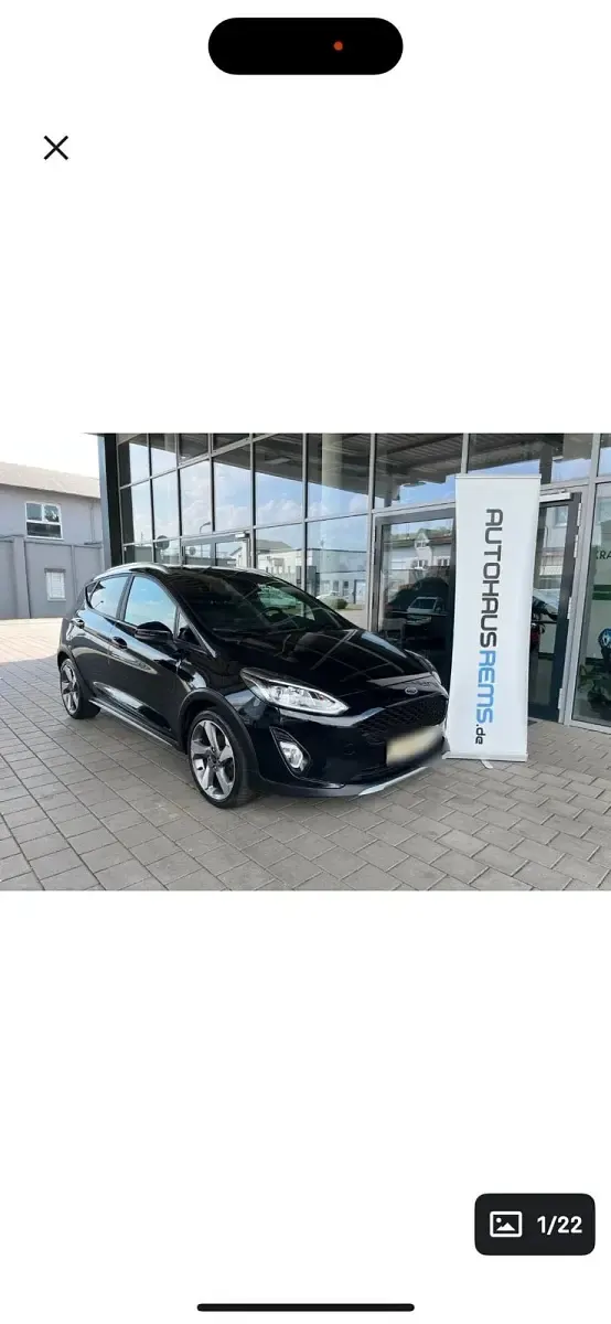 Gebraucht Ford Fiesta Active 125 PS (91 kW) 2019 Schwarz Kleinwagen