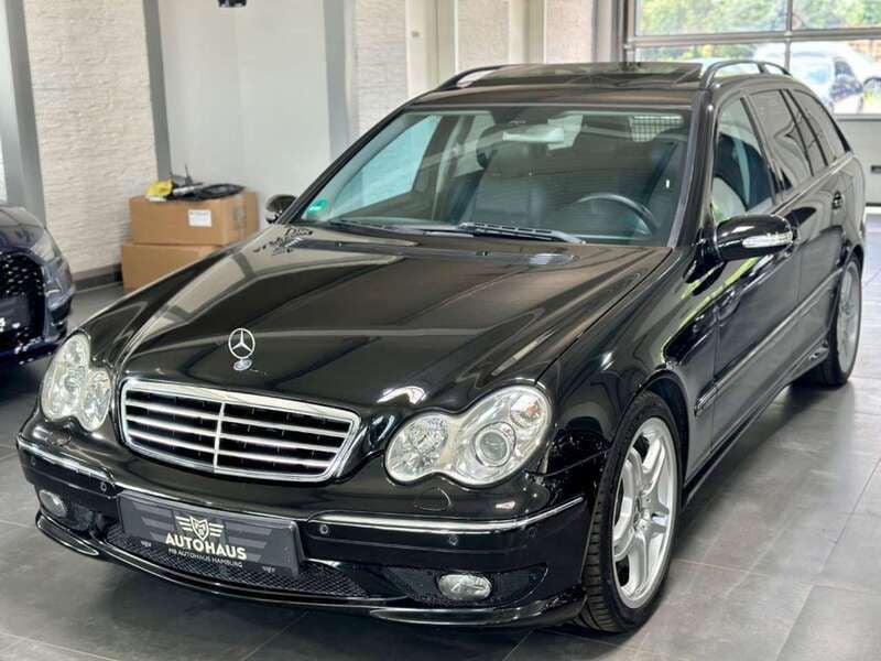 Schwarz Gebraucht 2006 Mercedes C280 AMG Kombi | 7.290 € (Teuer) - Bild 1/4