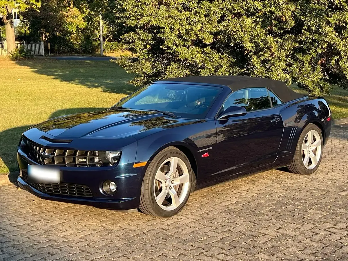 Gebraucht Chevrolet Camaro SS 405 PS (297 kW) 2011 Blau Cabrio