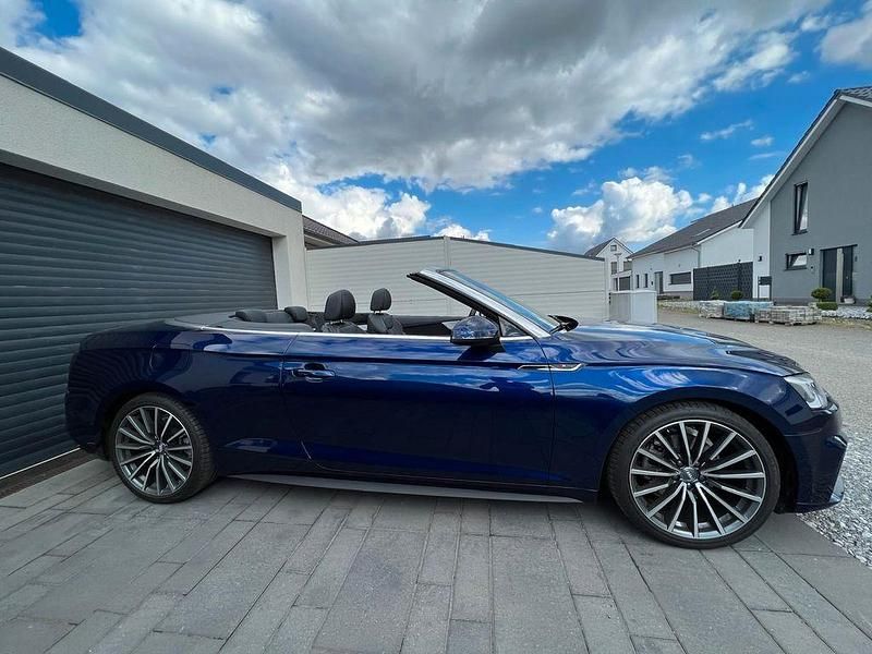 Blau Gebraucht 2019 Audi A5 Cabriolet Design Cabrio | 36.000 € (Teuer) - Bild 1/4