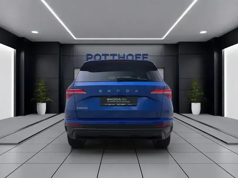 Gebraucht Skoda Karoq Selection 150 PS (110 kW) 2024 Blau SUV