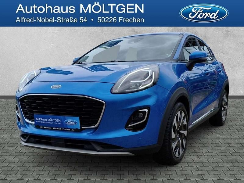 Dynamicblau metallic Gebraucht 2022 Ford Puma Titanium SUV | 19.990 € (Fairer Preis) - Bild 1/4