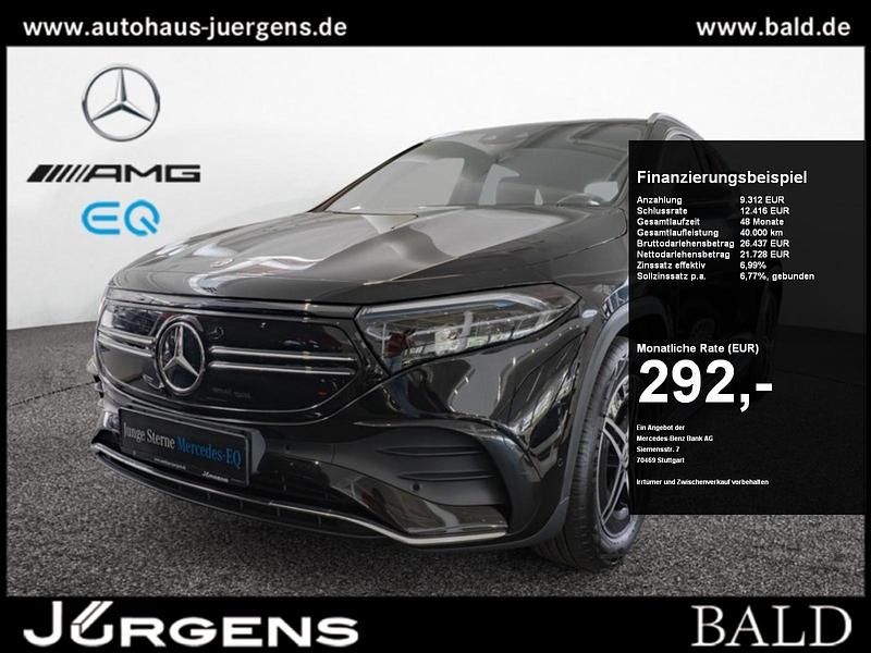 Kosmosschwarz metallic Gebraucht 2023 Mercedes EQA300 AMG SUV | 31.350 € (Fairer Preis) - Bild 1/4