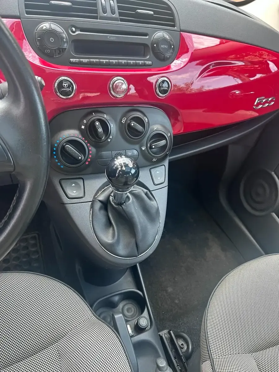 Gebraucht Fiat 500 69 PS (50 kW) 2009 Rot Cabrio