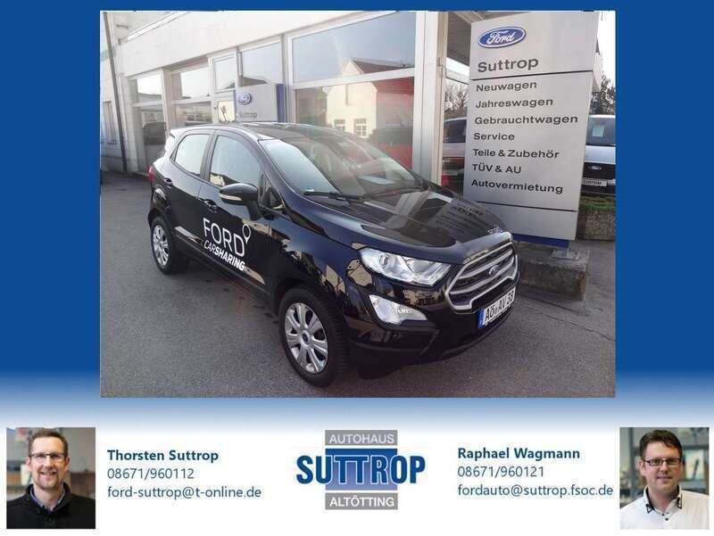 Obsidianschwarz metallic (metallic) Gebraucht 2021 Ford Ecosport Cool & Connect SUV | 18.900 € (Teuer) - Bild 1/4