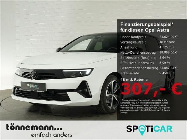 Weiss Gebraucht 2024 Opel Astra Limousine | 23.624 € (Fairer Preis) - Bild 1/2