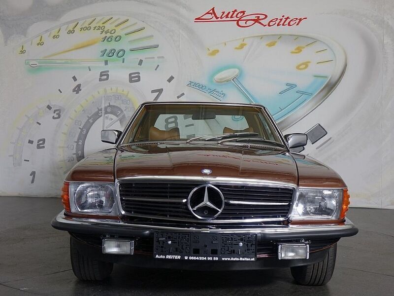 Gebraucht Mercedes SL450 218 PS (160 kW) 1978 Braun Cabrio