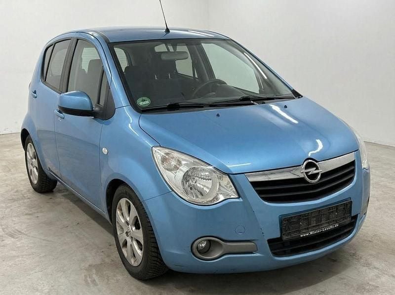 Gebraucht Opel Agila Edition 86 PS (63 kW) 2009 Blau Kleinwagen