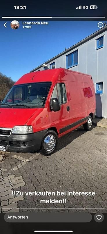 Rot Gebraucht 2005 Fiat Ducato Van | 3.000 € (Guter Preis) - Bild 1/4