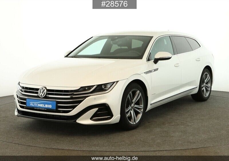 Oryxweiß perlmutteffekt Gebraucht 2023 VW Arteon R-line Kombi | 34.880 € (Fairer Preis) - Bild 1/4