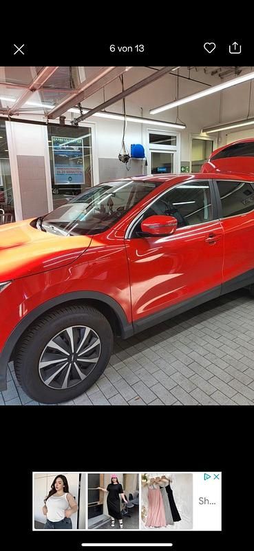 Rot Gebraucht 2016 Nissan Qashqai SUV | 12.299 € (Teuer) - Bild 1/4