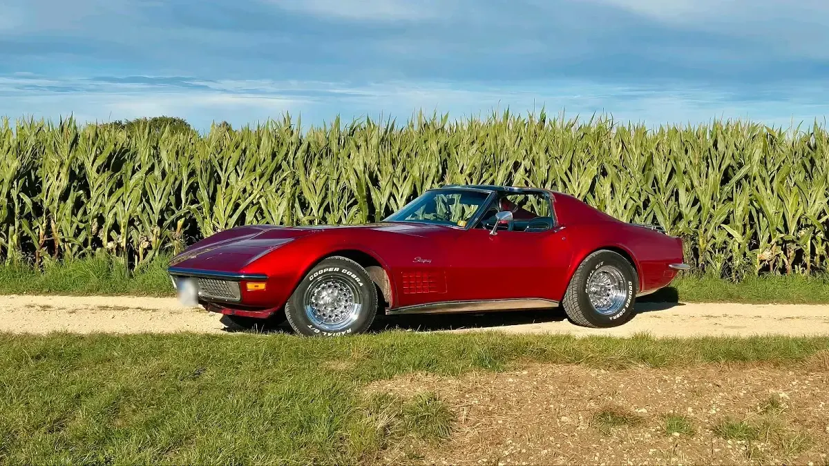 Gebraucht Corvette Stingray 300 PS (220 kW) 1971 Rot Coupé