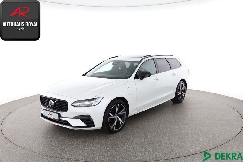 Weiss (metallic) Gebraucht 2022 Volvo V90 Plus Kombi | 34.880 € (Superpreis) - Bild 1/4