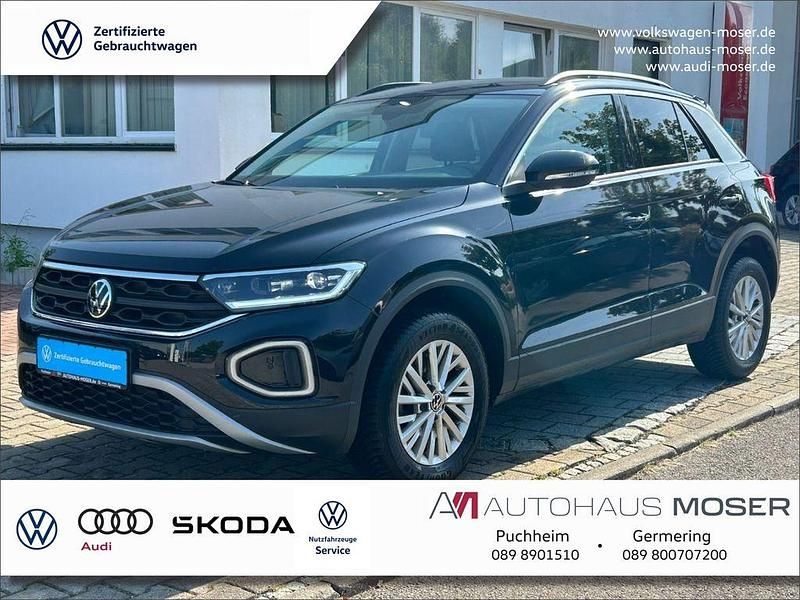 Deep black perleffekt Gebraucht 2024 VW T-Roc Life SUV | 22.280 € (Guter Preis) - Bild 1/4