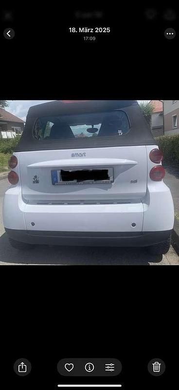 Gebraucht Smart ForTwo Cabrio 45 PS (33 kW) 2008 Schwarz Cabrio