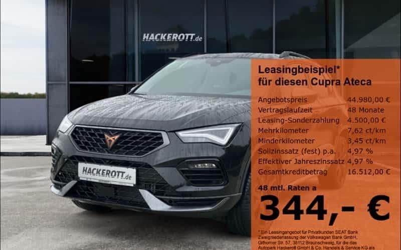 Schwarz Neu 2025 Cupra Ateca SUV | 44.980 € (Teuer) - Bild 1/4