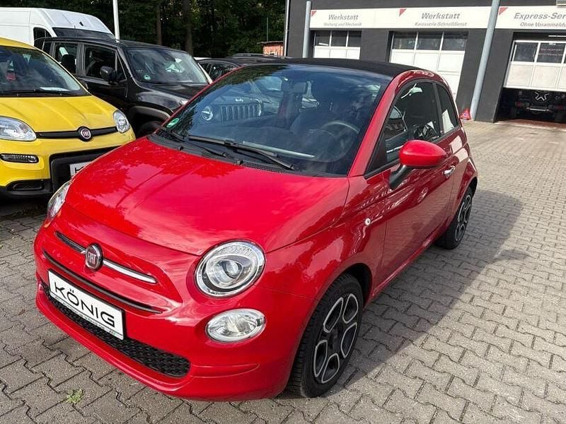 Rot Gebraucht 2023 Fiat 500C Club Cabrio | 12.997 € (Guter Preis) - Bild 1/4
