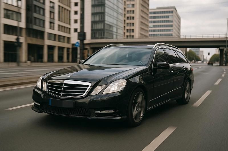 Schwarz Gebraucht 2012 Mercedes E350 Avantgarde Kombi | 10.500 € (Fairer Preis) - Bild 1/4