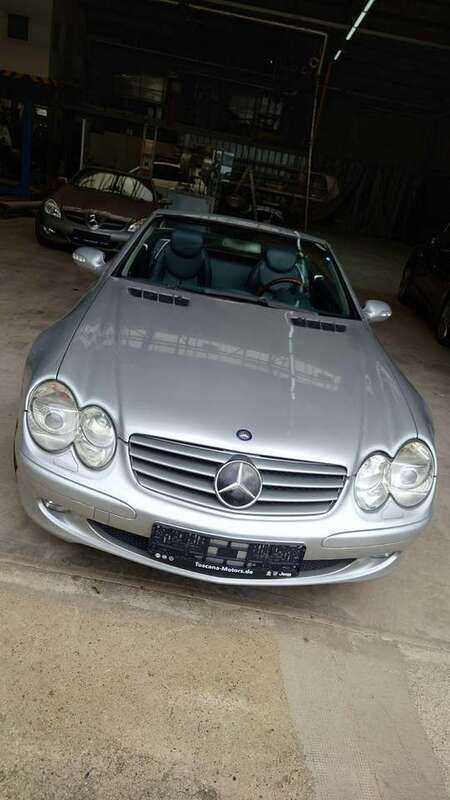 Brillantsilber metalliclack Gebraucht 2002 Mercedes SL500 Cabrio | 16.690 € (Etwas zu teuer) - Bild 1/4