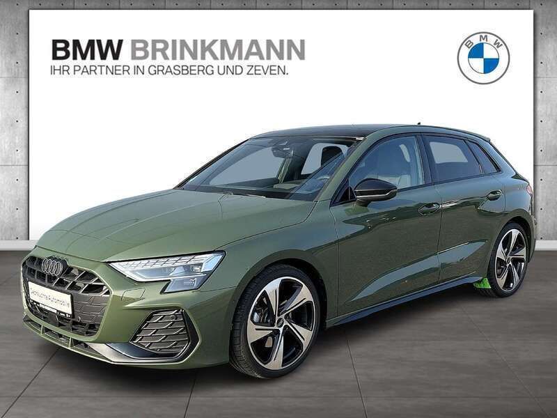 District green Gebraucht 2024 Audi A3 Sportback S-line plus Kombi | 37.879 € (Fairer Preis) - Bild 1/4