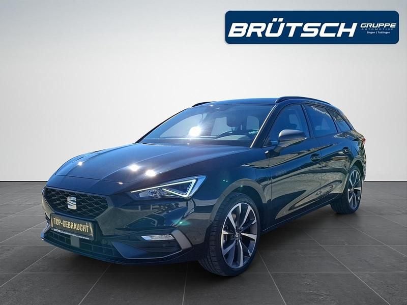 Midnight schwarz metallic Gebraucht 2020 Seat Leon FR Kombi | 22.580 € (Fairer Preis) - Bild 1/4