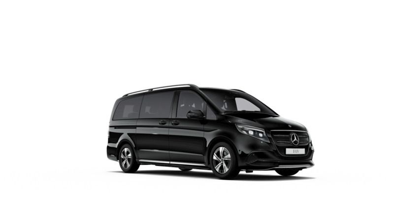 Obsidianschwarz metallic Neu 2025 Mercedes EQV300 Limousine | 98.887 € - Bild 1/4