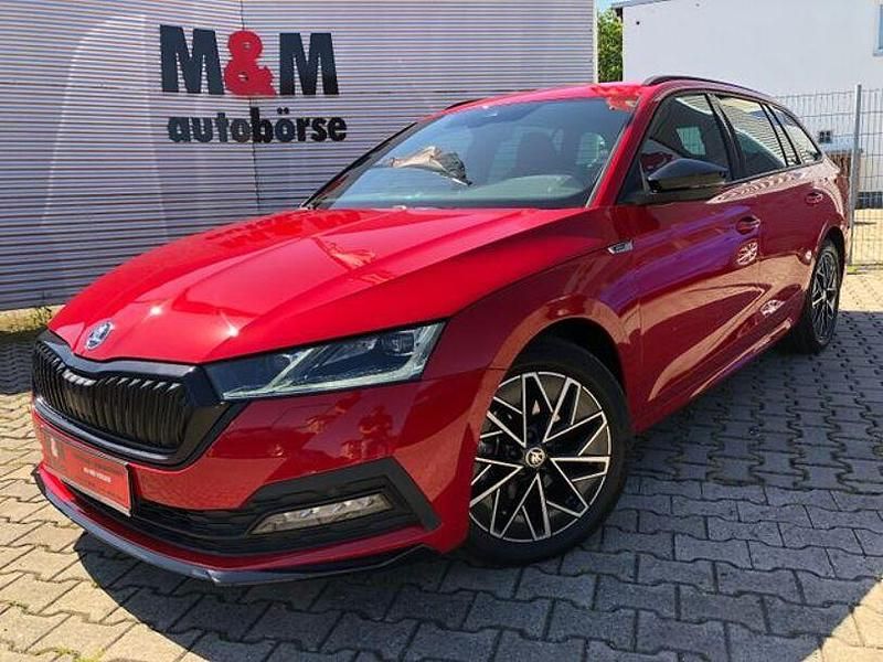 Velvetrot metallic Gebraucht 2023 Skoda Octavia SportLine Kombi | 28.900 € (Fairer Preis) - Bild 1/4