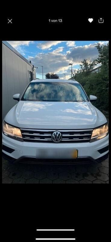 Weiß Gebraucht 2018 VW Tiguan SUV | 16.000 € (Superpreis) - Bild 1/4