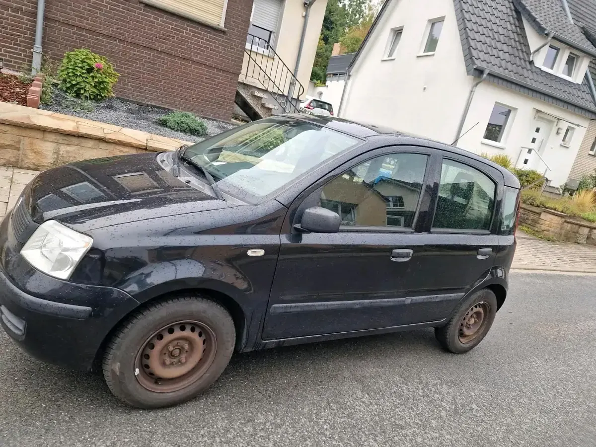 Gebraucht Fiat Panda 2009 Schwarz Kleinwagen